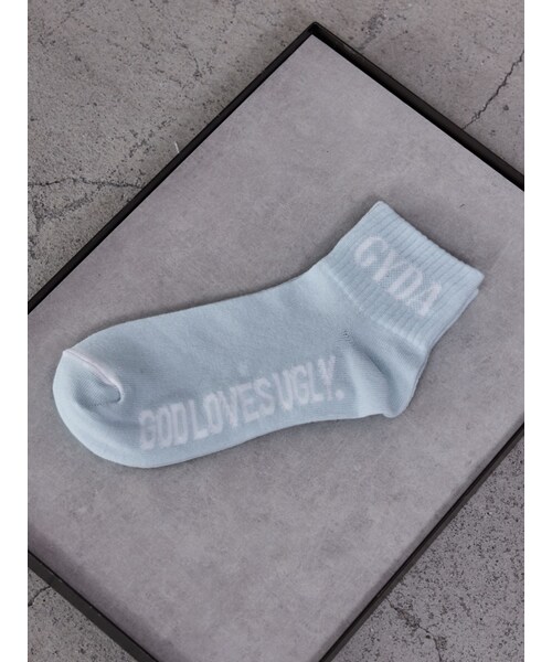 GYDA（ジェイダ）の「GYDA SOX（ソックス/靴下・レディース・オフホワイト/グレー/ブルー/パープル/ブラウン・F）」の14枚目の写真