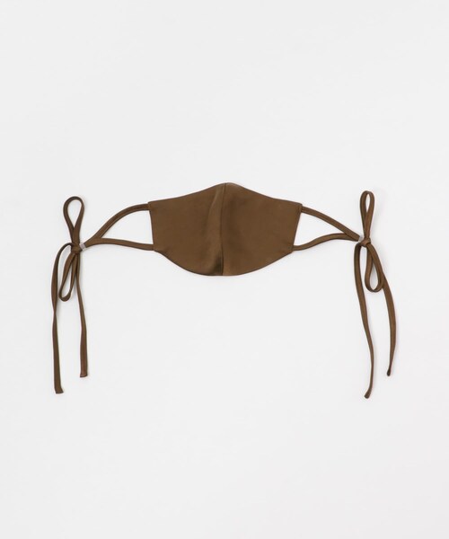 SENSE OF PLACE by URBAN RESEARCH（センスオブプレイスバイアーバンリサーチ）の「ロングストラップサテンマスク（その他・メンズ・BROWN/IVORY/PINK・one）」の2枚目の写真