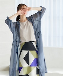 miclat | 大きいサイズ　シアーフーディカーディガン　miclat(カーディガン/ボレロ)