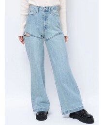 EVRIS | サイドスラッシュフレアデニムパンツ(デニムパンツ)