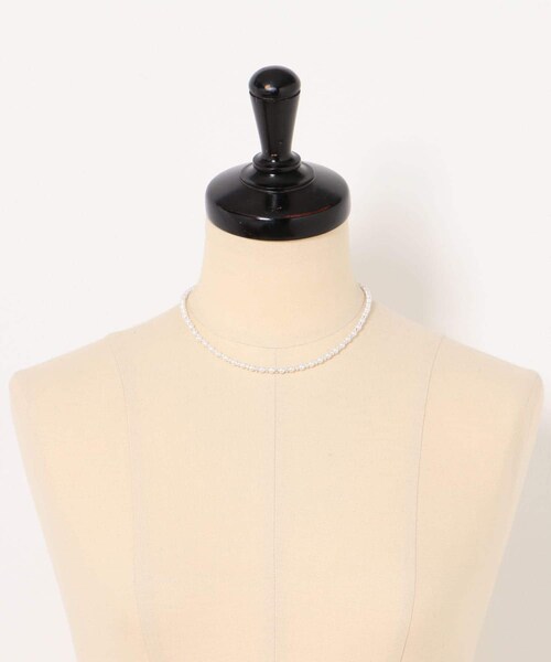 URBAN RESEARCH（アーバンリサーチ）の「decor『デコール』　Hematite Pearl Choker（ネックレス・レディース・SILVER・-）」の8枚目の写真