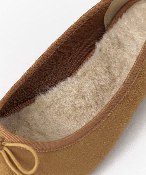 URBAN RESEARCH Sonny Label（アーバンリサーチサニーレーベル）の「2WAYインソールファーバレーシューズ∴（バレエシューズ・レディース・キャメル/ブラック/モカ・36/37/38）」の22枚目の写真