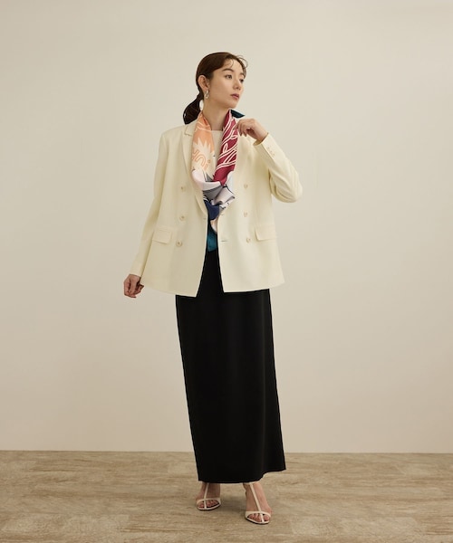 ROPE'（ロペ）の「ウールテーラードジャケット/撥水（テーラードジャケット・レディース・ブラック/ホワイト・36/38）」の8枚目の写真