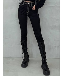 GYDA | H/Wワンウォッシュスキニーパンツ(デニムパンツ)