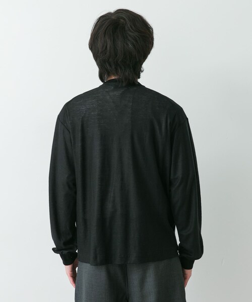 URBAN RESEARCH DOORS(アーバンリサーチドアーズ)の「marka CARDIGAN(カーディガン/ボレロ・メンズ・WHITE/BLACK・1/2)」の12枚目の写真