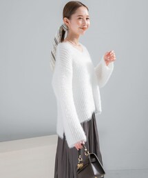 URBAN RESEARCH ROSSO | シャギーVネックニット(ニット/セーター)