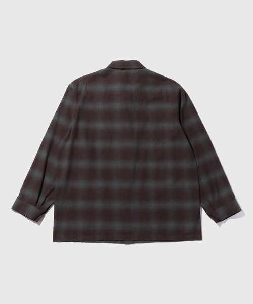 ADAM ET ROPE'(アダムエロペ)の「FLANNEL CHECK COVERALL(カバーオール・メンズ・グリーン系・L/M/S)」の15枚目の写真