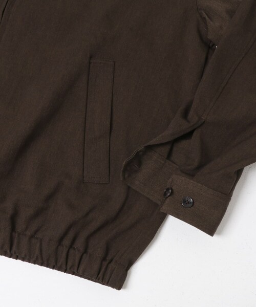URBAN RESEARCH DOORS（アーバンリサーチドアーズ）の「『UR TECH』 完声ジップブルゾン（ブルゾン・メンズ・BLACK/TOP BROWN/GLENCHECK・M/L/XL）」の13枚目の写真