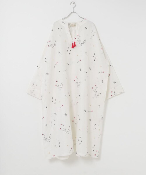 BUNON Embroidery Wide Dress 【公式通販】
