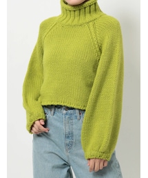 Ungrid | ローゲージハイネックショートニット(ニット/セーター)