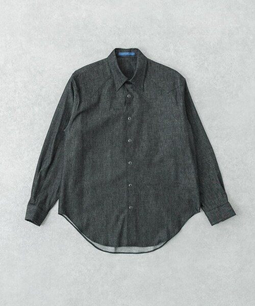 URBAN RESEARCH（アーバンリサーチ）の「『別注』semoh×URBAN RESEARCH　Eastern Western shirts（シャツ/ブラウス・メンズ・BLACK・2/3）」の2枚目の写真