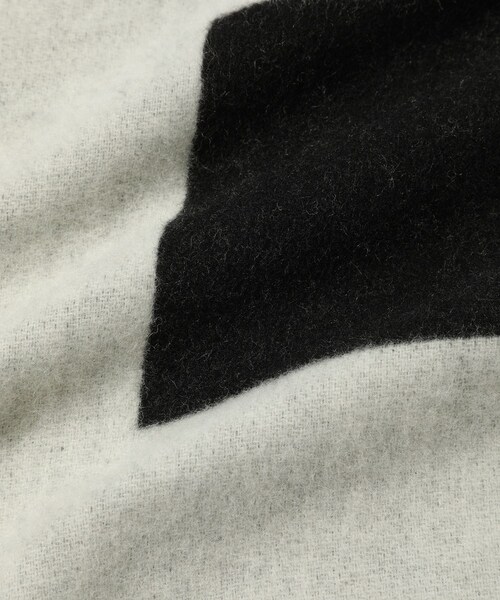 ADAM ET ROPE'(アダムエロペ)の「【Etudes Studio/エチュードストゥディオ】WOOL SCARF BIG E(マフラー・メンズ・ブラック・F)」の8枚目の写真