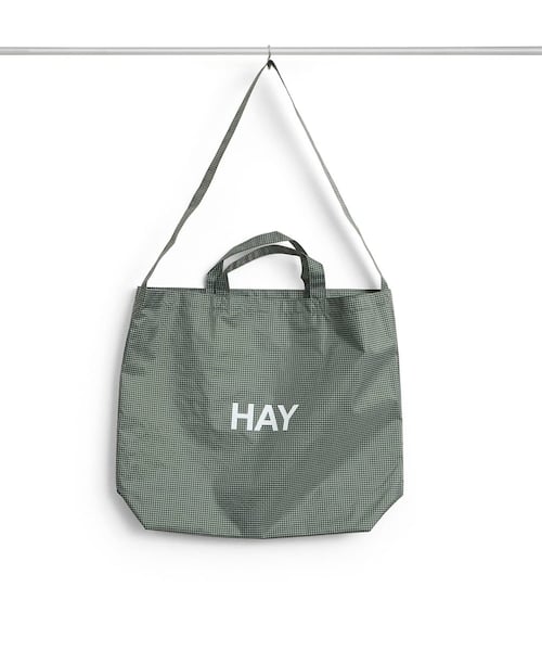 SENSE OF PLACE by URBAN RESEARCH(センスオブプレイスバイアーバンリサーチ)の「HAY Grid Crossover Bag Medium(ショルダーバッグ・メンズ・DarkGreen/DarkBlue/BURGUNDY・One)」の1枚目の写真