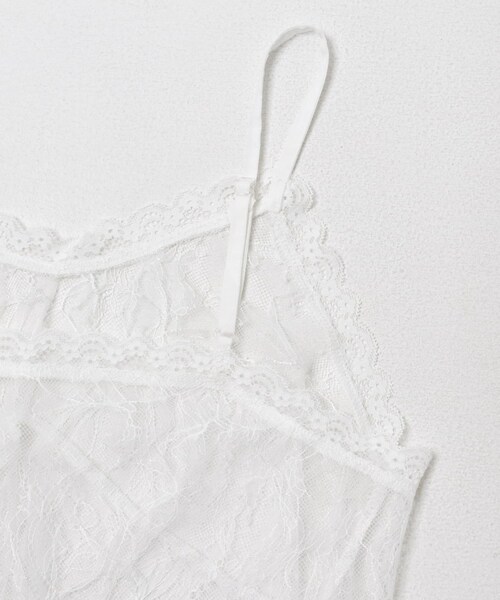 ITEMS URBANRESEARCH(アイテムズ アーバンリサーチ)の「レースキャミソール(キャミソール・レディース・WHT/BLK・Free)」の12枚目の写真