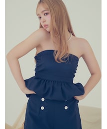 CALNAMUR | BALLOON BARE TOPS/バルーンベアトップス(チューブトップ)