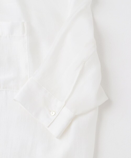 URBAN RESEARCH ROSSO（アーバンリサーチロッソ）の「アセテートシアードルマンシャツ（シャツ/ブラウス・レディース・MAUVE PINK/OFF WHITE・FREE）」の18枚目の写真