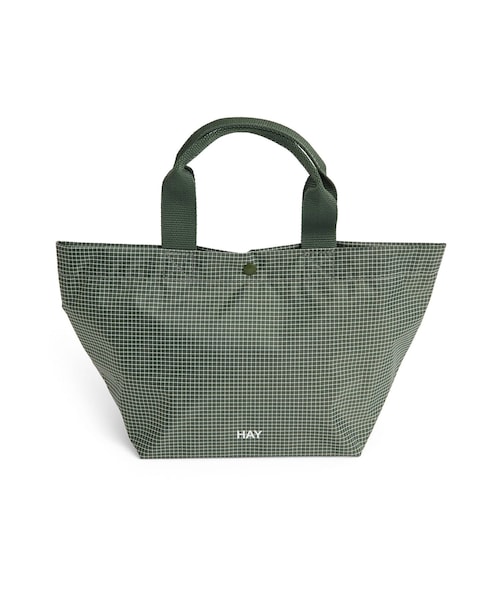 SENSE OF PLACE by URBAN RESEARCH(センスオブプレイスバイアーバンリサーチ)の「HAY Grid Everyday Bag Mini(ハンドバッグ・メンズ・DarkGreen/DarkBlue/BURGUNDY・One)」の1枚目の写真