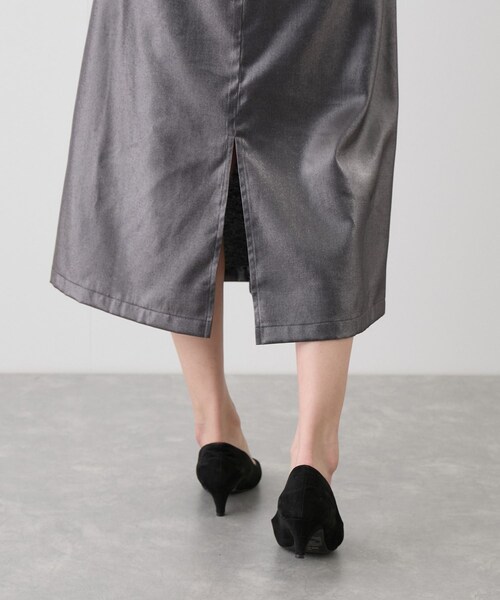 Jayro（ジャイロ）の「開衿Iラインワンピース（ワンピース・レディース・チャコール/キナリ/ベージュ・M）」の22枚目の写真