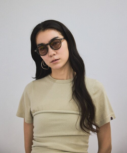 ADAM ET ROPE'（アダムエロペ）の「ケースセットクラウンフレームUVカットグラス（サングラス・レディース・ブラック/グレー・F）」の7枚目の写真