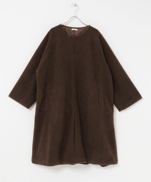 ITEMS URBANRESEARCH（アイテムズ アーバンリサーチ）の「シャーベットカラーコート（テーラードジャケット・レディース・MNT/CREAM/CHOCO・Free）」の20枚目の写真