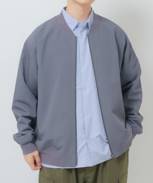 ITEMS URBANRESEARCH(アイテムズ アーバンリサーチ)の「TRストレッチ ジップアップブルゾン(ブルゾン・メンズ・BLK/GRY/BEG・M/L)」の20枚目の写真
