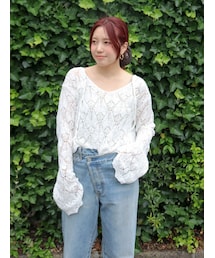 Ungrid | 2Way透かし編みルーズニット(ニット/セーター)