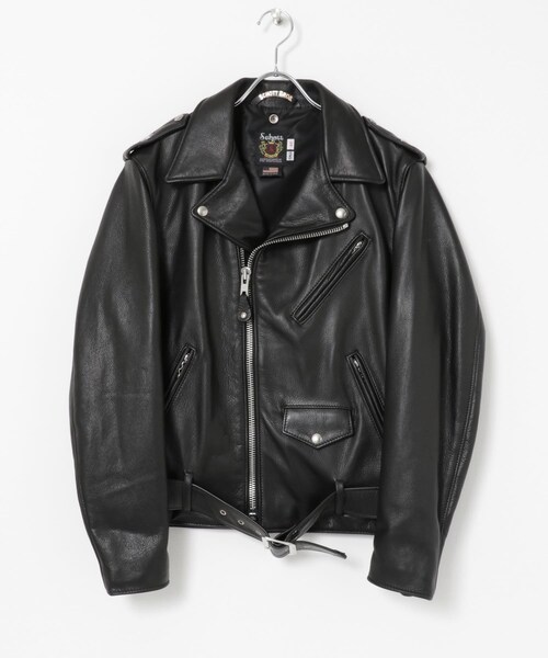 URBAN RESEARCH(アーバンリサーチ)の「SCHOTT 516UST ONE STAR NEW NAKED(ライダースジャケット・メンズ・010 BLK・38/40)」の6枚目の写真