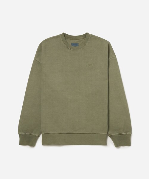 Saturdays NYC（サタデーズ ニューヨークシティ ）の「Ari Pigment Dyed Crew（スウェット・レディース・ブラック/オリーブ・L/M/S/XL/XS）」の16枚目の写真