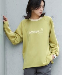 nissen | ゆるシルエットラグランプルオーバー（吸汗速乾・UVカット）＜大きいサイズ有＞（カンゴール　スポーツ）(スウェット)