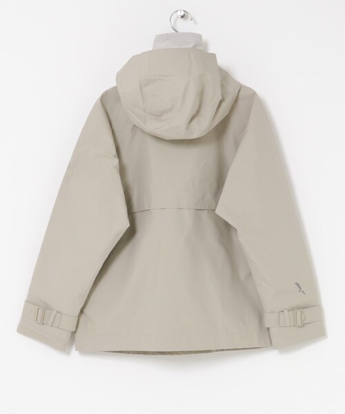 THE GOODLAND MARKET（ザグッドランドマーケット）の「AIGLE　ゴアテックス 2レイヤー ショートトレンチコート（ステンカラーコート・レディース・CASHMERE/NOIR・36/38）」の11枚目の写真