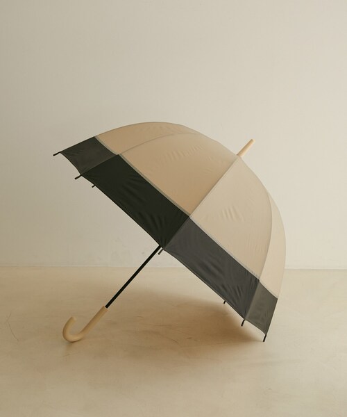 ADAM ET ROPE'（アダムエロペ）の「【SALONオリジナル】ベルドームアンブレラ（ツートンカラー）（長傘・レディース・グレー/ベージュ/カーキ・F）」の22枚目の写真