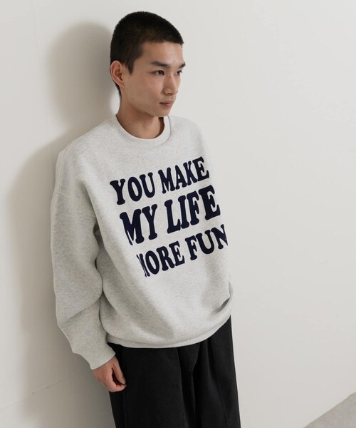 THE GOODLAND MARKET（ザグッドランドマーケット）の「TONY　You Make My Life More Fun Sweat（スウェット・メンズ・GRY/NVY/BLK・M/L）」の11枚目の写真