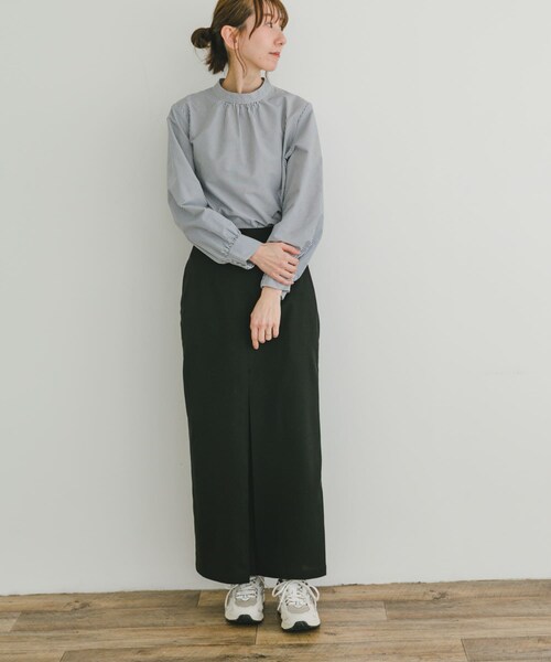 ITEMS URBANRESEARCH（アイテムズ アーバンリサーチ）の「ハイネックブラウス（シャツ/ブラウス・レディース・SRP/BLK/OFF・FREE）」の21枚目の写真