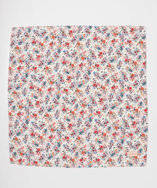 URBAN RESEARCH DOORS（アーバンリサーチドアーズ）の「MEYAME　FLOWER SCARF（バンダナ/スカーフ・レディース・WHITE/BLACK・One）」の5枚目の写真