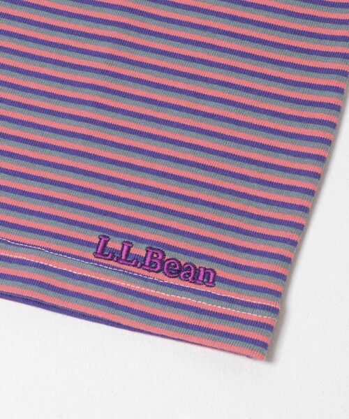 URBAN RESEARCH DOORS（アーバンリサーチドアーズ）の「L.L.Bean JAPAN EDITION　SHORTSLEEVESTRIPEDT-SHIRTS（Tシャツ/カットソー・レディース・BIRCHCREAM/SAX/ROSE/CORAL/MINT/NAVY/RED・M）」の11枚目の写真