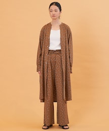 sigalm　ペイズリー柄シャツワンピース∴