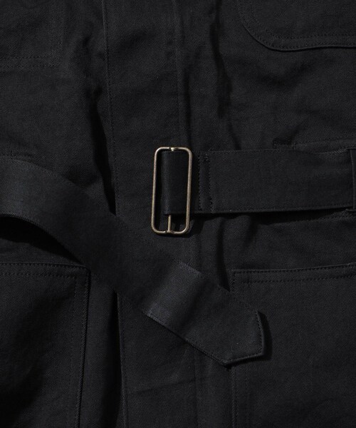 ADAM ET ROPE'(アダムエロペ)の「【NEAT/ニート】Cotton West Point Jump Suit(つなぎ/オールインワン・メンズ・ブラック・L)」の13枚目の写真