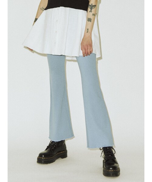 jouetie（ジュエティ）の「イージーフレアパンツ（その他パンツ・レディース・ダークミックス/ピンク/ブラック/グリーン/ミックス/ブルー/クリア・M）」の6枚目の写真