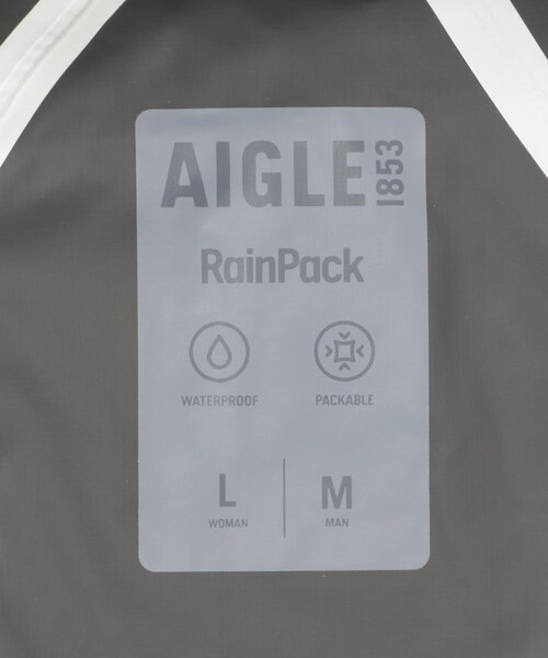 THE GOODLAND MARKET（ザグッドランドマーケット）の「AIGLE　透湿防水 レインパック フーデッドコート（テーラードジャケット・レディース・AVOCAT/GRENAT/MARAIS/NOIR/LILAS・M/L）」の22枚目の写真