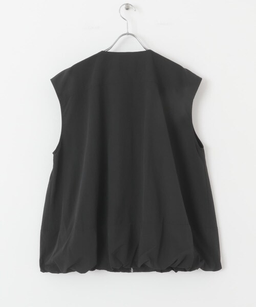 ITEMS URBANRESEARCH（アイテムズ アーバンリサーチ）の「バルーンベスト（ベスト・レディース・WHT/BLK・FREE）」の18枚目の写真