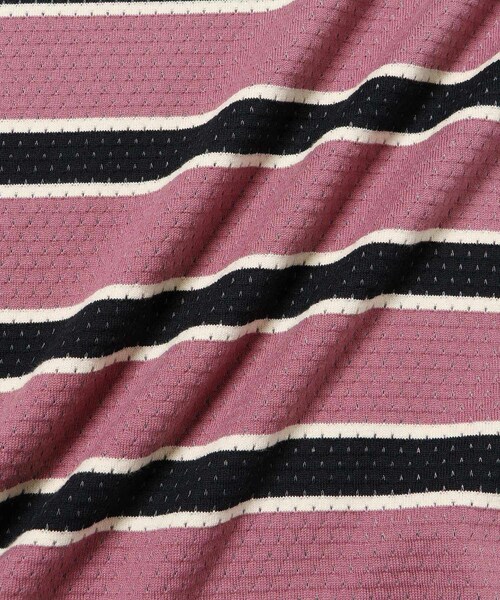 Saturdays NYC(サタデーズ ニューヨークシティ )の「Mesh Border Stripe Shorts(その他パンツ・レディース・ライトグリーン/パープル・L/M/S/XL)」の17枚目の写真