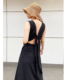 Ungrid | バックデザインノースリワンピース(ワンピース)