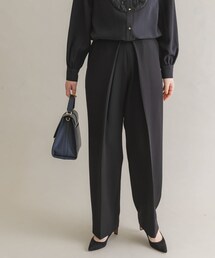 F by ROSSO　ダブルクロスデザインタックパンツ