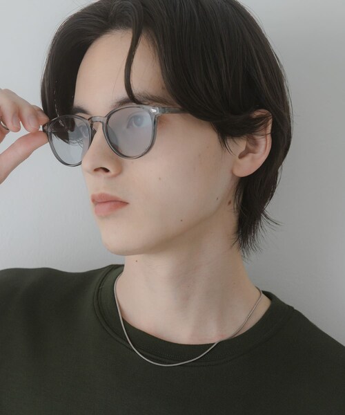 SENSE OF PLACE by URBAN RESEARCH（センスオブプレイスバイアーバンリサーチ）の「ボスリントンサングラス（メガネ・メンズ・BLACK/GRAY/BLUE・One）」の14枚目の写真