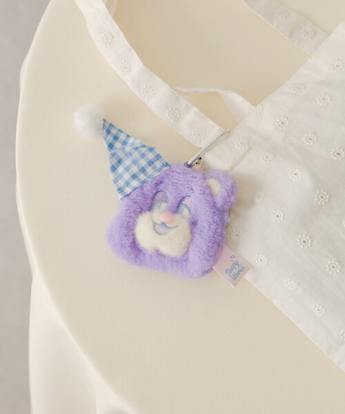 SMELLY（スメリー）の「『WEB/一部店舗限定』NEONMOON　Sleepy Teddy Pouch（ポーチ・レディース・MNT/PNK/PPL/BRN/IVO・-）」の14枚目の写真
