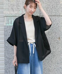 ITEMS URBANRESEARCH | メッシュ半袖ジャケット(テーラードジャケット)
