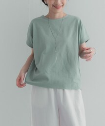 URBAN RESEARCH DOORS | リネンタッチBACKボタンプルオーバー(Tシャツ/カットソー)