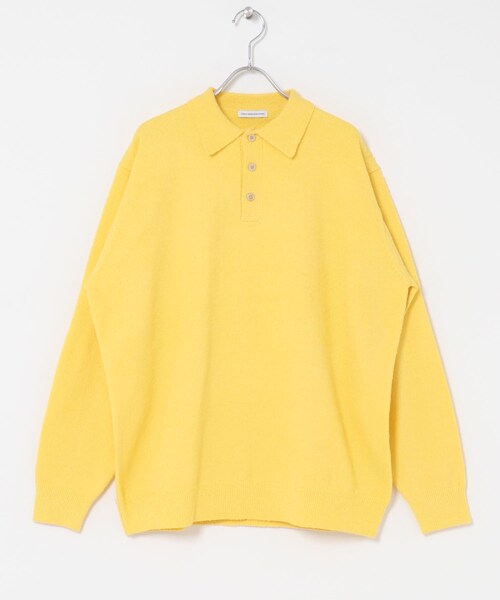 URBAN RESEARCH DOORS（アーバンリサーチドアーズ）の「ミニブークレ ニットポロ（ニット/セーター・メンズ・BROWN/NAVY/YELLOW・M/L）」の16枚目の写真