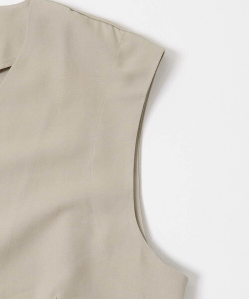 SENSE OF PLACE by URBAN RESEARCH(センスオブプレイスバイアーバンリサーチ)の「リネンブレンドノーカラーベスト(ベスト・メンズ・BLACK/BEIGE・M/L)」の13枚目の写真