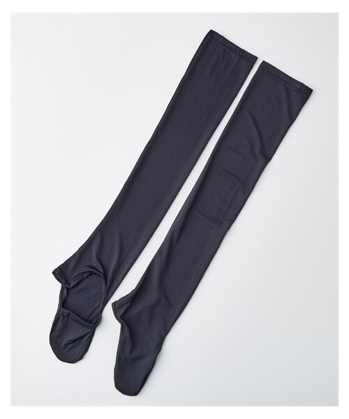 nissen（ニッセン）の「キシリトール加工UV＆接触冷感アームカバー（手先カバー付）（手袋・メンズ・ブラック・Y）」の2枚目の写真